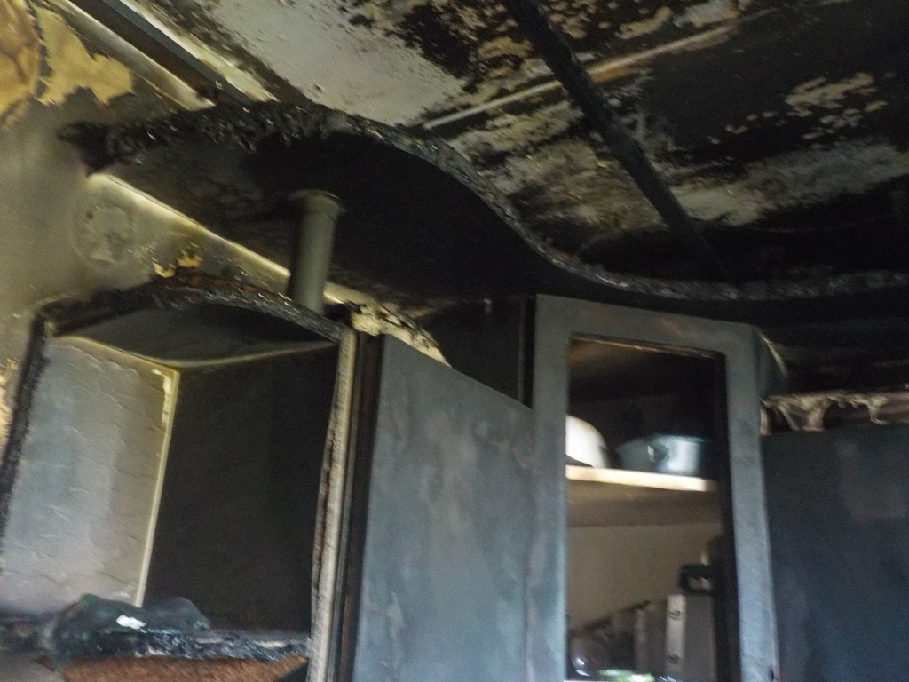 В Бобруйске загорелась квартира, в которой никого не было